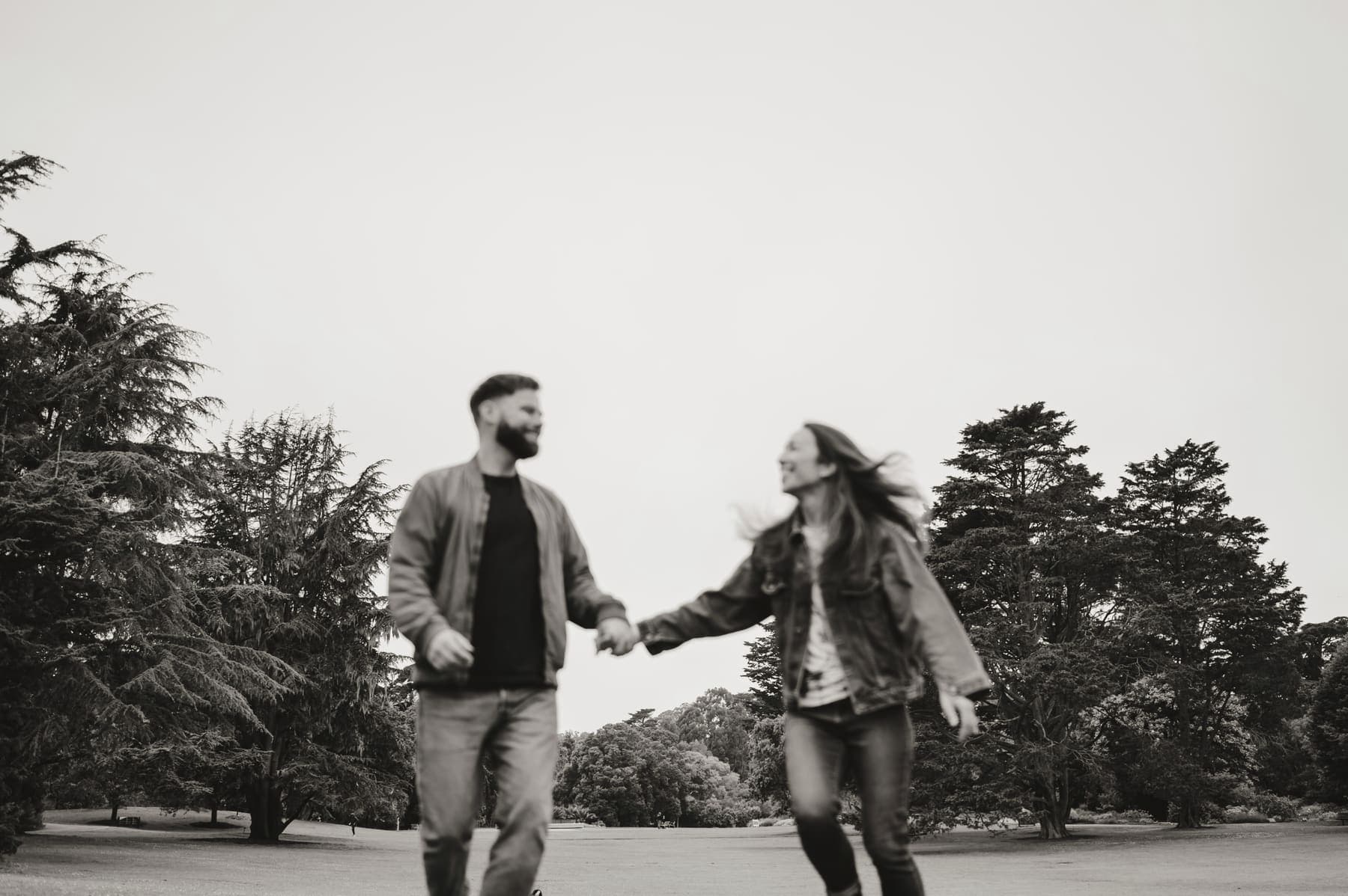 Rebecca and Shawn at golden hour